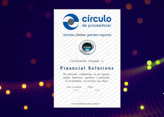 Círculo proveedores Financial Solutions